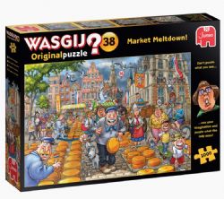 WASGIJ ORIGINAL NO 38 JAUNE CASSE-TÊTE 1000 PIÈCES - FONDUE AU FROMAGE #70-25010